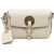 LOVE Moschino Clutch with logo clasp Beige