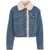 7 For All Mankind Sherpa denim jacket 'Nellie' Blue