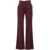 8PM Flared corduroy trousers 'King' Red