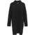 NORMA KAMALI Overshirt with Peter Pan collar Black