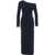 NORMA KAMALI Drop shoulder dress Blue