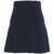 NORMA KAMALI Flared mini skirt 'Grace' Blue