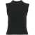 Otto d ame Knit vest in alpaca blend Black