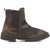 MOMA Rough leather chelsea boots 'Montecarlo' Brown