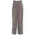 Kaos Pleated trousers Brown