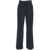 Kaos Pleated trousers in velvet Blue