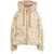 KhrisJoy Quilted down jacket in paisley pattern 'Bandana' Beige