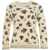 Blugirl Animal print sweater with strass Beige