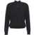 Gender Merino wool knit sweater Black