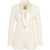 Semicouture Combed wool blazer 'Mariasole' White