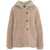 T Coat Jacket with knitted insert Rose