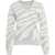 LIU JO SPORT Knit sweater in lurex White