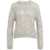 Twin-set Simona Barbieri Knit pullover in peekaboo design Grey