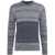 Dondup Knitted sweater with round neckline Blue