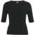 MVM Short-sleeved cashmere sweater Black