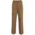 PT01 Pleated trousers in virgin wool blend Brown