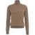 Gender Turtleneck sweater in merino and cashmere Brown