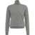 Gender Turtleneck sweater in merino and cashmere Grey