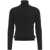 Gender Turtleneck sweater in merino blend Black