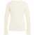 Semicouture Alpaca blend sweater 'Valeria' White