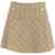 Semicouture Check mini skirt 'Annabella' Beige