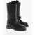 Burberry Leather Biker Mid Boots Black