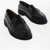 TOD'S Brushed Leather Penny Loafers Black