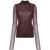 Philosophy Philosophy Di Lorenzo Serafini Mélange Effect Mock Neck Top BROWN