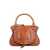 Chloe Chloé Marcie Leather Shoulder Bag BROWN