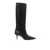 Fabiana Filippi LEATHER POINTED TOE BOOTS Black  