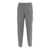 Fabiana Filippi BISTRETCH WOOL JOGGING TROUSERS WITH FILO DIAMANTE Gray