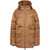 DSQUARED2 DSQUARED2 Quilted Hooded Coat Brown