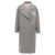 Elisabetta Franchi Chevron double-breasted coat Gray