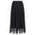 Ermanno Scervino Pleated tulle skirt Black