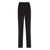 Alberta Ferretti Alberta Ferretti Crêpe Wide-Leg Trousers Black