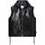 COURRÈGES Courrèges Sleeveless Puffer Vest In Vinyl-Effect Viscose Black