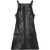 COURRÈGES Courrèges Glossy Black Strappy Dress Black