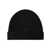 COURRÈGES Courrèges Black Ribbed Wool Beanie Black