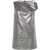 MSGM Msgm Brocade Effect Sleeveless Mini Dress SILVER