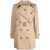 Burberry Burberry Short Kensington Heritage Cotton Trench Coat Beige