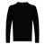 Daniele Fiesoli Daniele Fiesoli Black Merino Wool And Cashmere Crewneck Sweater Black