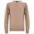 Daniele Fiesoli Daniele Fiesoli Beige Merino Wool And Cashmere Crewneck Sweater Beige