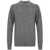 Daniele Fiesoli Daniele Fiesoli Gray Virgin Wool Sweater With Raised Collar GREY