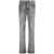 Balmain Balmain Straight Cotton Mid-Rise Jeans GREY