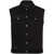 Prada Prada Bull Button-Up Denim Gilet Black