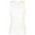 AMI Paris AMI Paris Round-Neck Ribbed-Knit Tank Top Beige