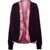 JW Anderson JW Anderson Satin-Lined Cardigan PLUM