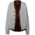 JW Anderson JW Anderson Satin-Lined Cardigan LIGHT GREY