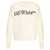 Off-White Off-White Logo-Intarsia Cotton-Knit Jumper CREAM BLACK