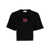 Off-White Off-White Embr Mini Arrow Cropped Tee BLACK/SEA PINK